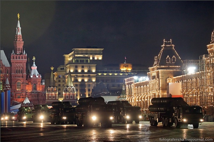 Không khí chuẩn bị cho Ngày chiến thắng 9/5 đang diễn ra rất sôi động tại thủ đô Moscow.